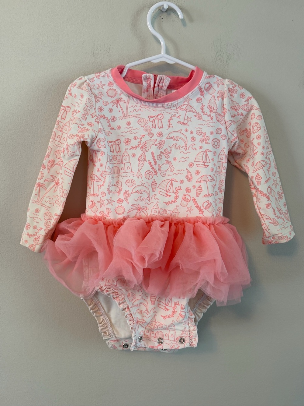 Ruffle Butts Pink Tutu One-Piece Swimsuit